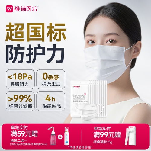 維德100只裝醫用外科口罩，滅菌級僅售15.9元，是日常防護的性價比之選嗎？